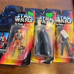 Vintage Set Of Three Luke Skywalker Action Figures